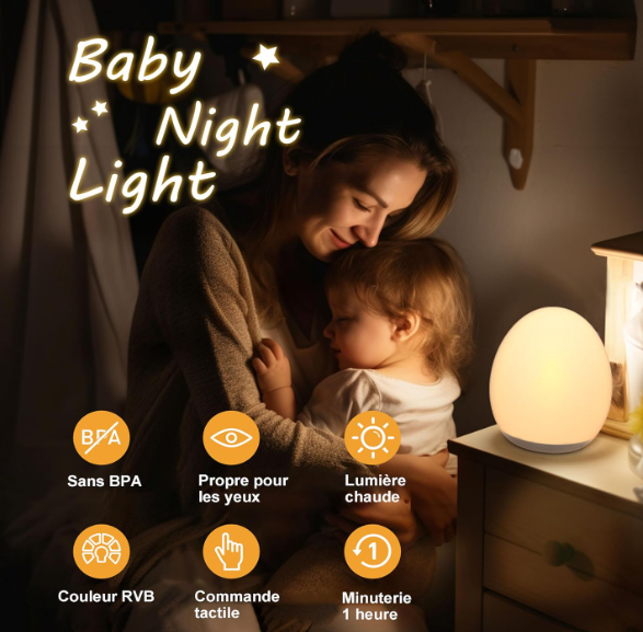 Veilleuse d'allaitement CoconLumière™ – La veilleuse qui enveloppe bébé et maman