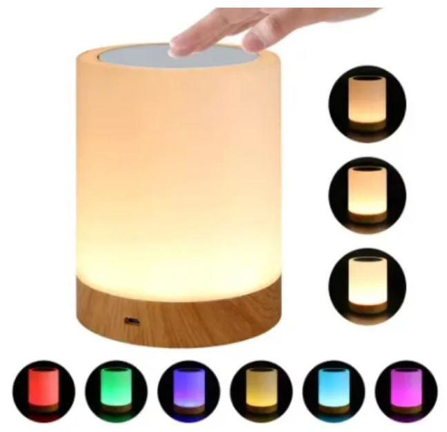 Veilleuse d'allaitement LumiWood™ – Veilleuse tactile au design chaleureux