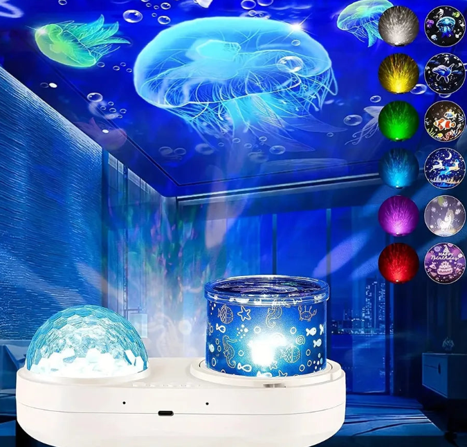 Veilleuse à projection océan AquaDream™: Douce et Féérique