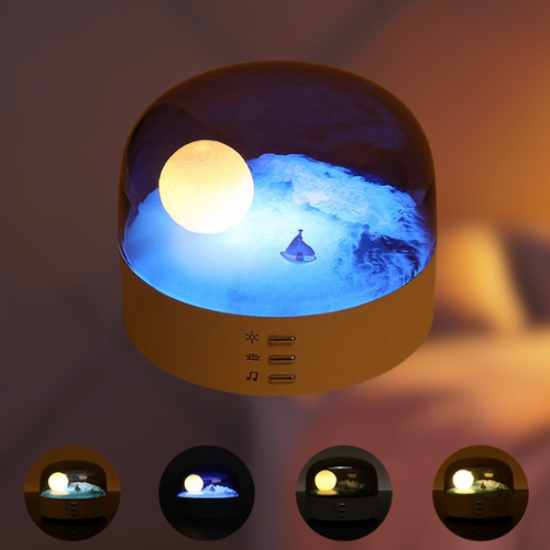 Veilleuse à Projection ZenMoon™ : Veilleuse à Projection Apaisante et Bluetooth