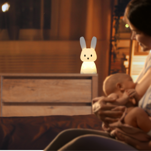 Veilleuse sans fil GlowBunny™ – Le Lapin Douce et Apaisante