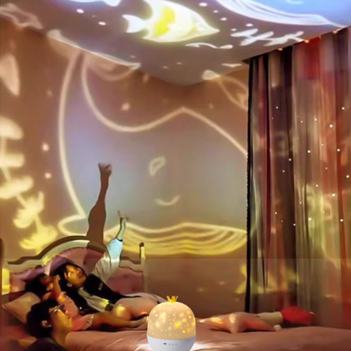 Veilleuse à projection Poseilight™ - La Veilleuse à Projection Pour Enfant Rassurante et Magic