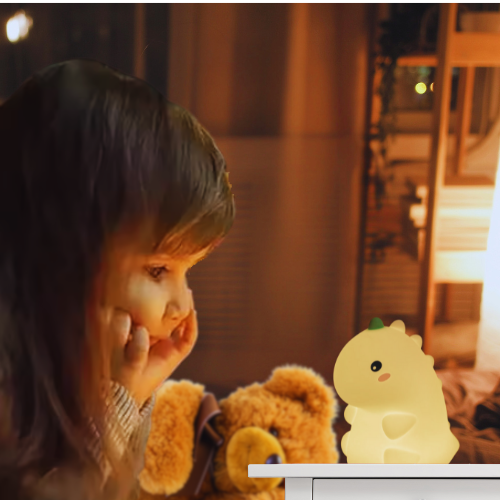 Veilleuse sans fil DinoGlow™ – La Veilleuse Dinosaure Magique et Apaisante