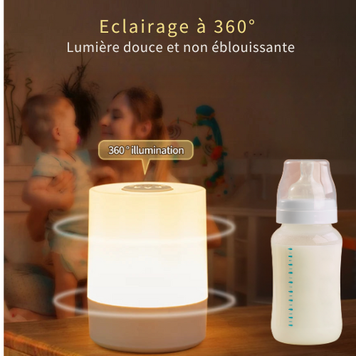 Veilleuse d'allaitement NoctiLight™– Éclairage LED ajustable pour veiller bébé en toute sérénité