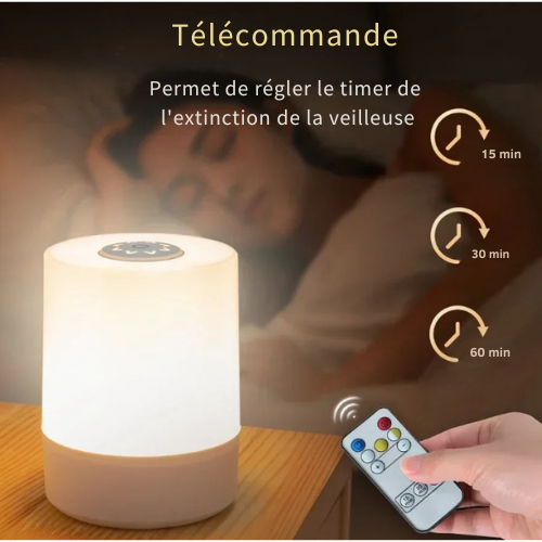 Veilleuse d'allaitement NoctiLight™– Éclairage LED ajustable pour veiller bébé en toute sérénité