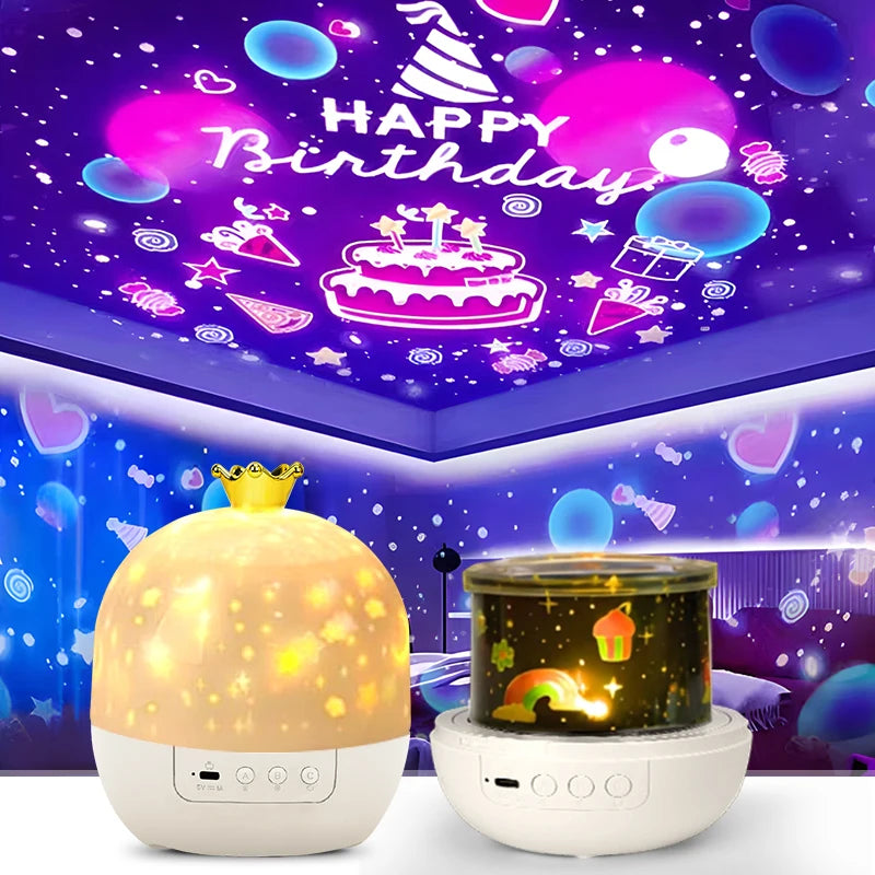 Veilleuse à projection Poseilight™ - La Veilleuse à Projection Pour Enfant Rassurante et Magic