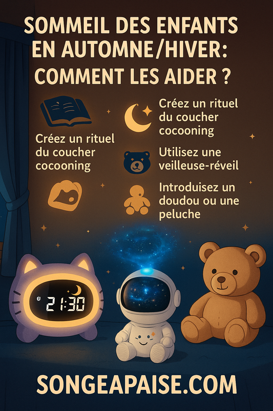 Le sommeil des enfants en automne et en hiver : comment les accompagner en douceur ?