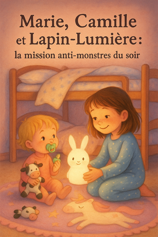 Histoire du soir: Marie, Camille et Lapin-Lumière, la mission anti-monstre du soir