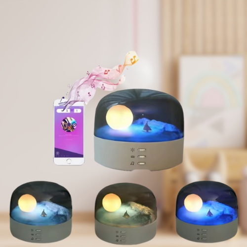 Veilleuse à Projection ZenMoon™ : Veilleuse à Projection Apaisante et Bluetooth