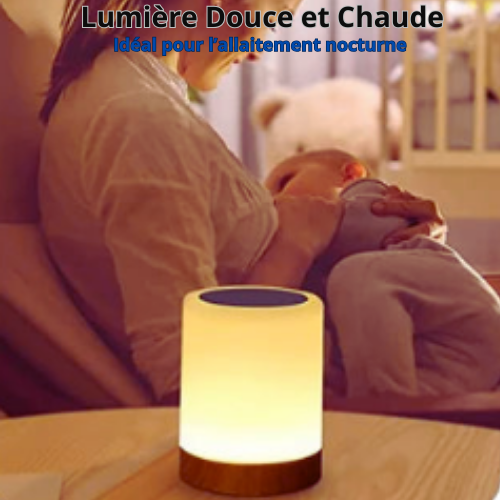 Veilleuse d'allaitement LumiWood™ – Veilleuse tactile au design chaleureux