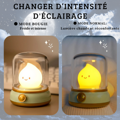 Veilleuse sans fil LumaCozy™ La Veilleuse LED Douce et Rechargeable par USB