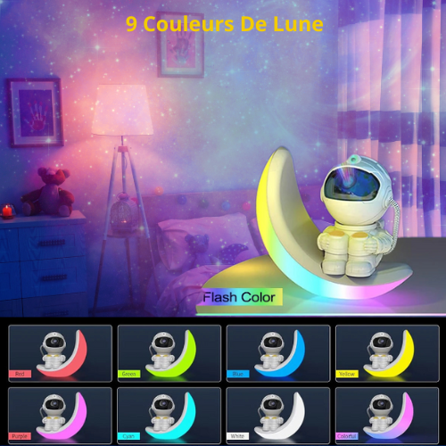 Veilleuse à projection AstroLune™: L’astronaute qui éclaire les rêves de votre enfant