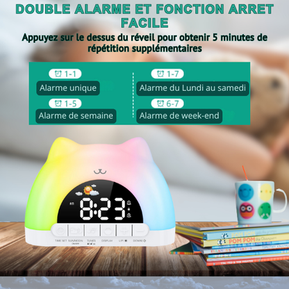 Veilleuse réveil DouxMatin™ – Le compagnon des réveils tendres et joyeux