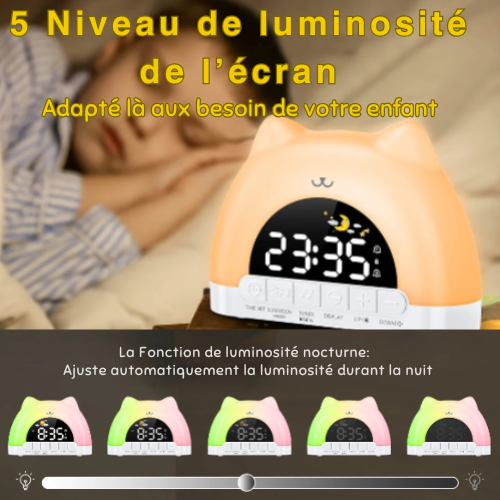 Veilleuse réveil DouxMatin™ – Le compagnon des réveils tendres et joyeux