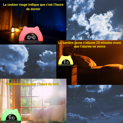 Veilleuse réveil DouxMatin™ – Le compagnon des réveils tendres et joyeux