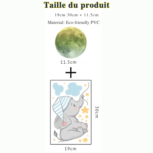 ÉléRêve™ – Autocollants muraux qui brillent