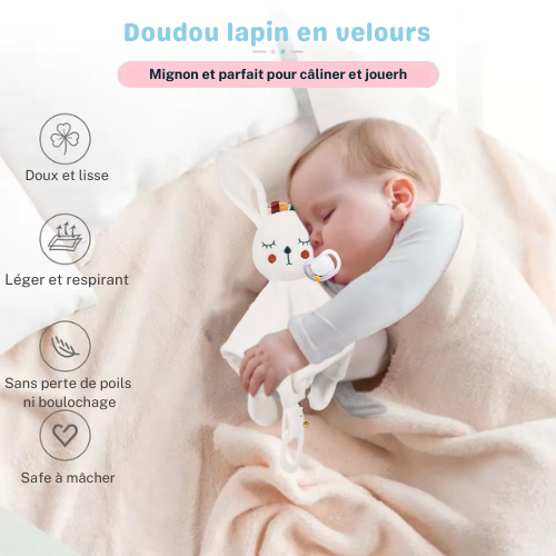 Doudou Lapintoudoux™ – Son refuge de douceur, partout, tout le temps