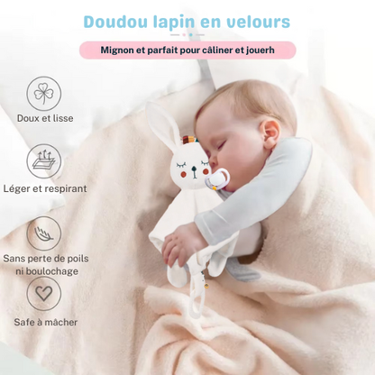 Doudou Lapintoudoux™ – Son refuge de douceur, partout, tout le temps