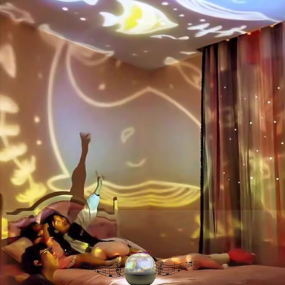 Veilleuse à Projection et Musicale Pour Enfant Rassurante et Magic