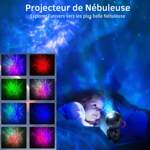 Veilleuse avec projection CosmoDodo™:un ciel étoilé apaisant pour rassurer votre enfant