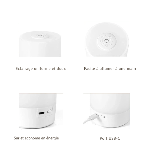 Veilleuse d'allaitement NoctiLight™– Éclairage LED ajustable pour veiller bébé en toute sérénité