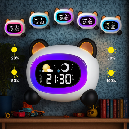 Veilleuse Réveil Enfant DodoBuddy™— Le compagnon malin pour des nuits sereines.